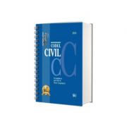 Codul civil Ianuarie 2024. EDITIE SPIRALATA, tiparita pe hartie alba - Lupascu Dan